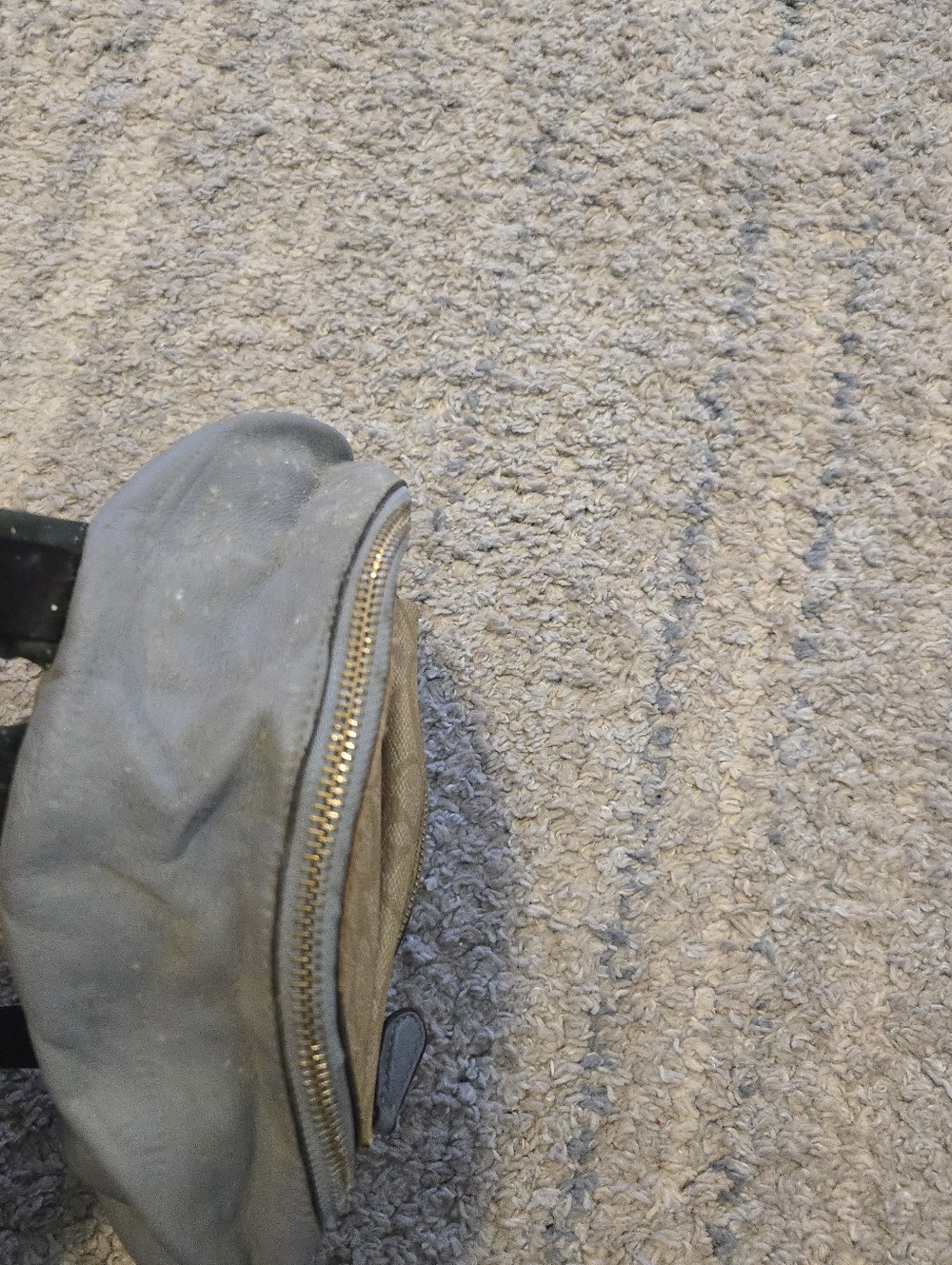 Coach Mini Charlie Backpack Signature Canvas Leather Grey Brown F58315 - Picture 9 of 14